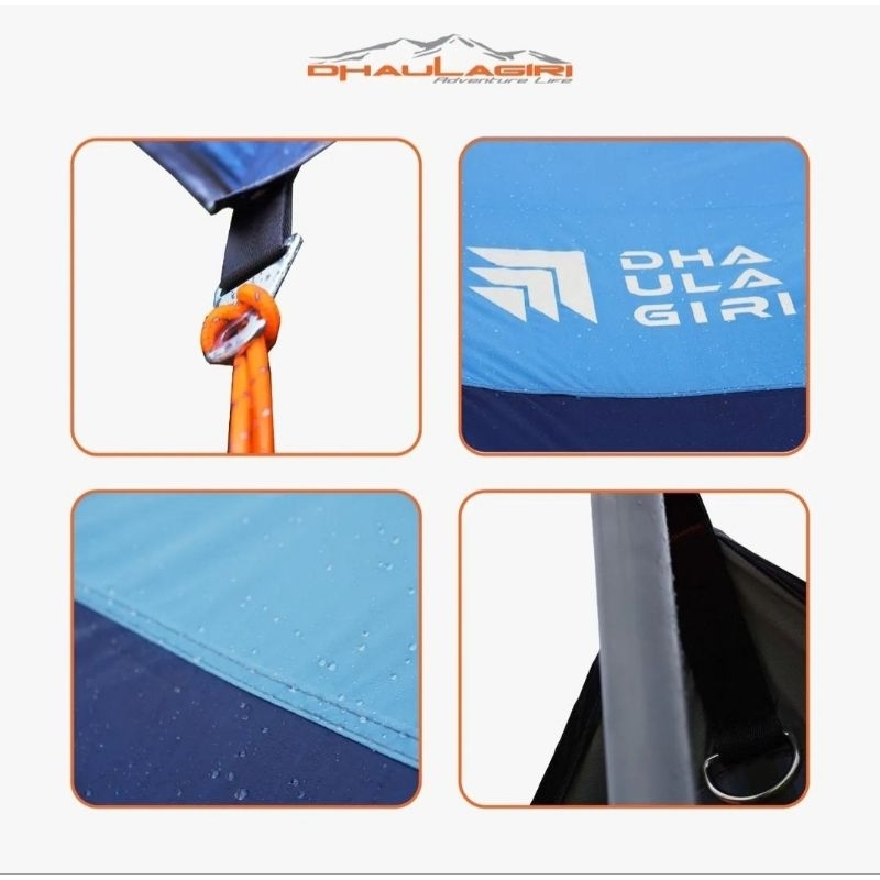 flysheet dhaulagiri octagon bivak set hexagonal