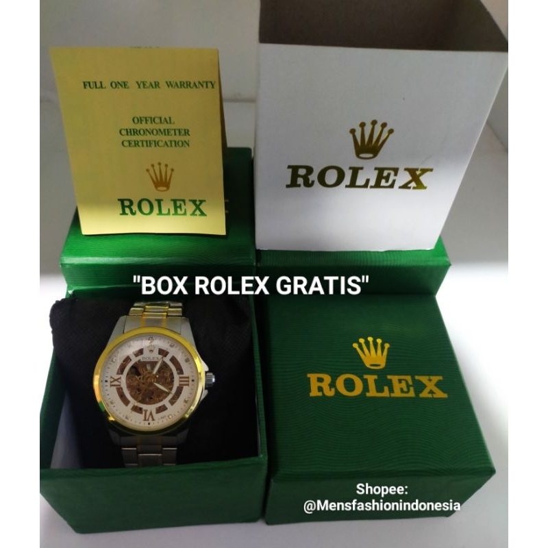 (SUPER PREMIUM) JAM TANGAN ROLEX AUTOMATIC OTOMATIS JAM ROLEX PRIA