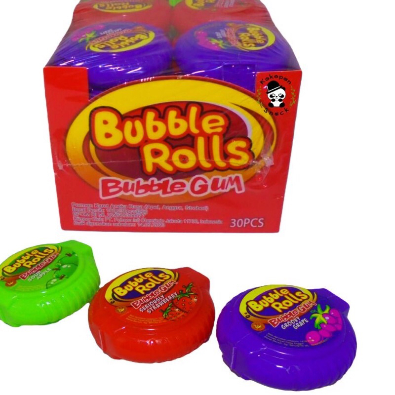 

Permen Buble Gum Rolls Isi 30