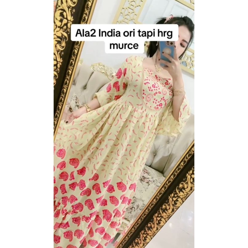 Dress Ala² india Ori emak emak hitz