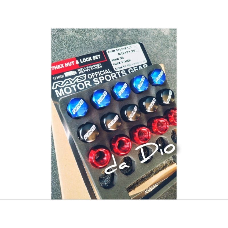 RAYS MUR BAUT RODA VELG MOBIL RACING RAYS / LUG NUT RAYS