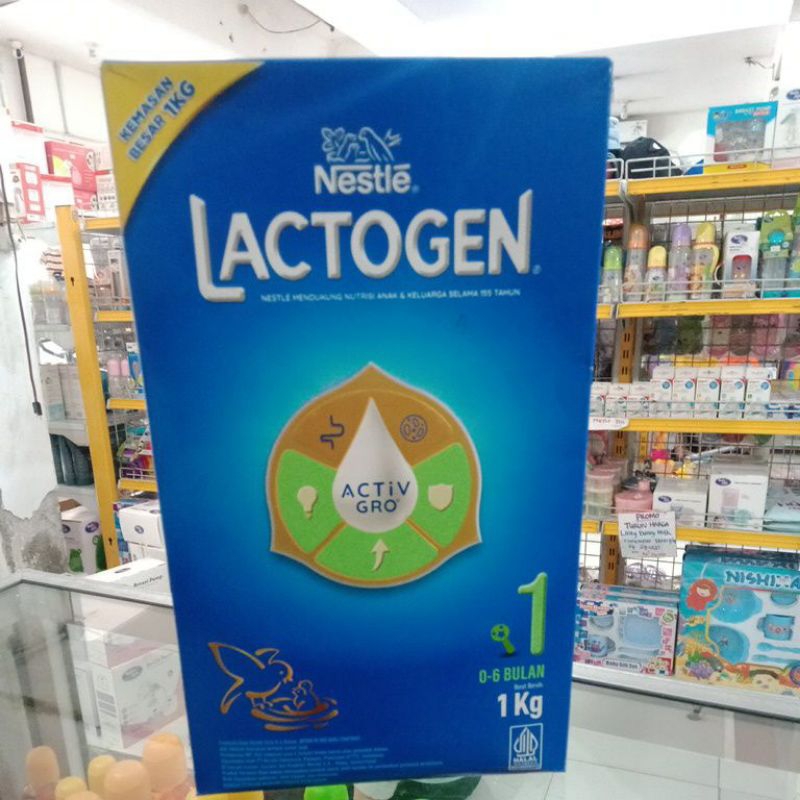 Lactogen 1 0-6bulan kemasan  Baru 1kg