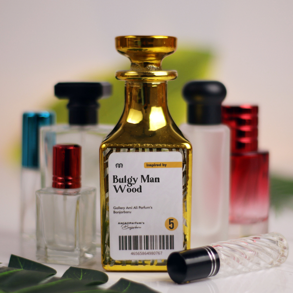 PERFUME BULGY MAN WOOD | Parfum Wangi Viral Tahan Lama Non Alkohol Unisex Pria Wanita Unisex Cowok C