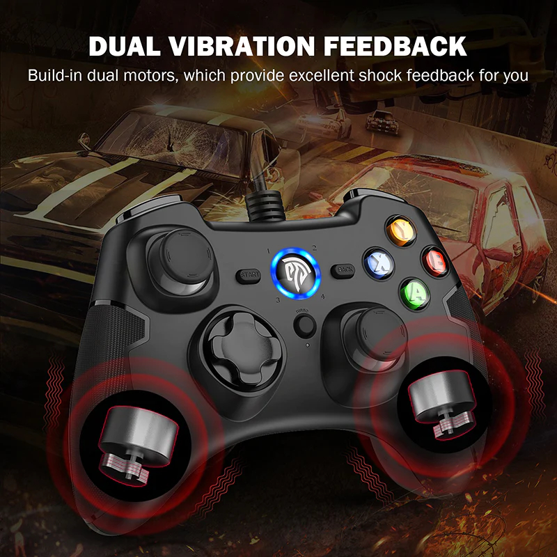 EasySMX Gamepad Wired Gaming Controller Dualshock for Android PC PS3 - ESM-9100