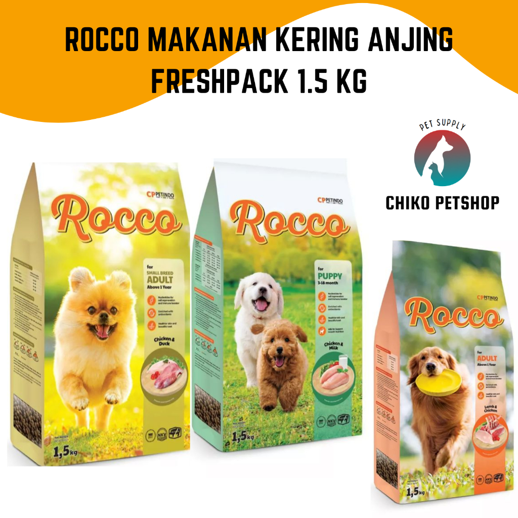 Makanan Anjing ROCCO Dry Food Dog Freshpack 1.5 kg