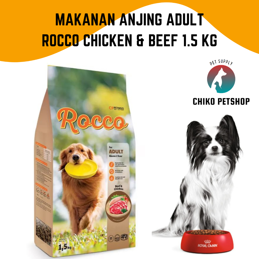 Makanan Anjing ROCCO Dry Food Dog Freshpack 1.5 kg