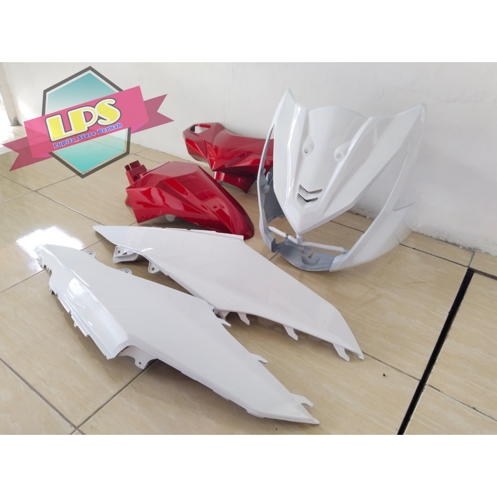 Body Halus Beat FI Stater Kasar Th. 2013-2015 Warna Merah Putih Termurah
