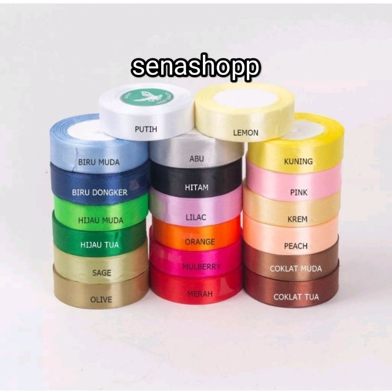 

Pita Satin 1 Inchi 25 Yard