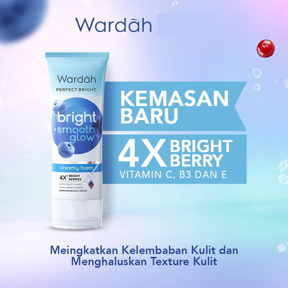 Wardah Perfect Bright Creamy Foam Brightening+ Smoothing