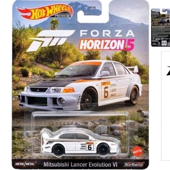 HOT WHEELS MITSUBISHI LANCER EVOLUTION VI EVO 6 FORZA HORIZON 5 RETRO ENTERTAINMENT