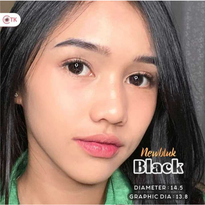 SOFTLENS NEWBLUK BLACK 15mm MINUS 0.50 S.D -6.00 BY CTK