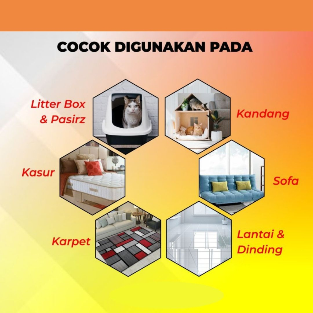 Paket Lengkap Pet Odor Remover Penghilang Bau Pesing Dan Kotoran Hewan FEFARM