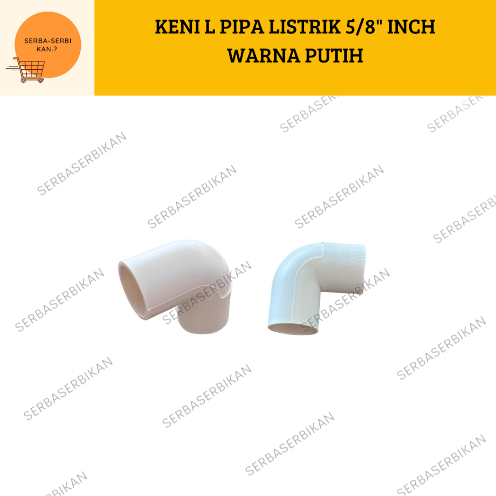 KENI L PIPA 5/8” inch KNEE PERALON LISTRIK BIASA