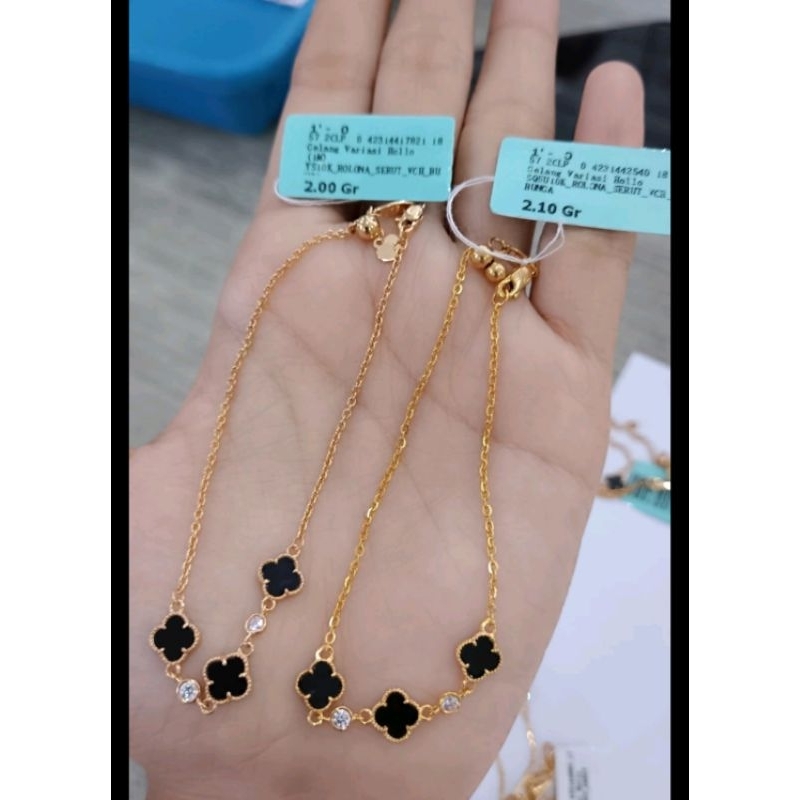 JASTIP SEMAR NUSANTARA GELANG CLOVER HITAM