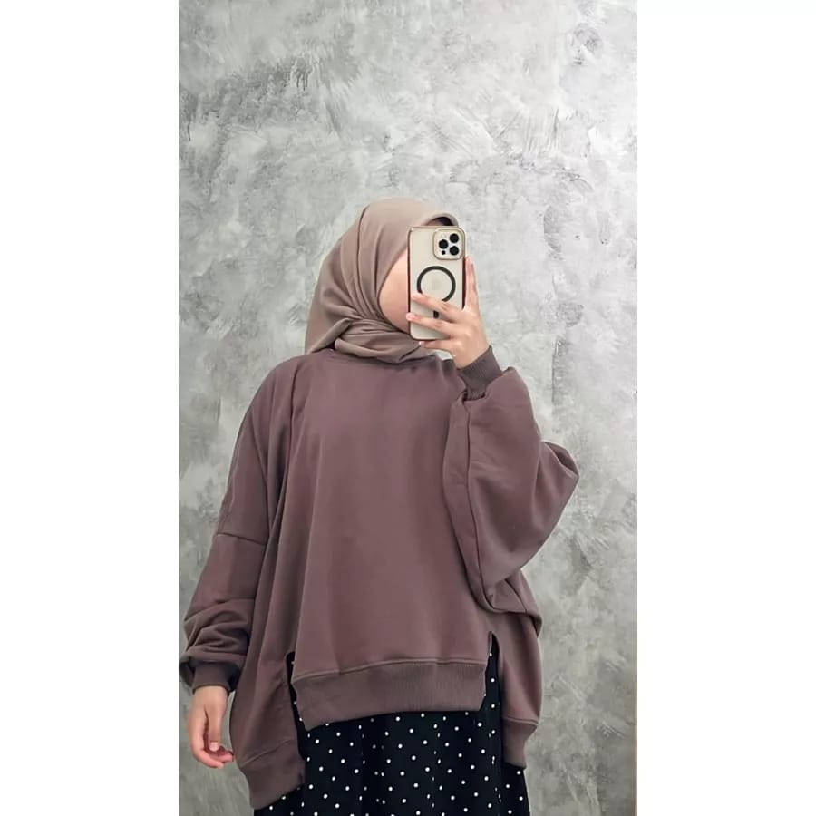 SLT BTWNG xxxl Oversize Sweater Wanita - Sweater Batwing Oversize Kekinian Terbaru Korean Style