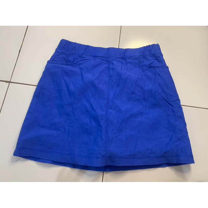 Preloved rok celana biru/celana rok