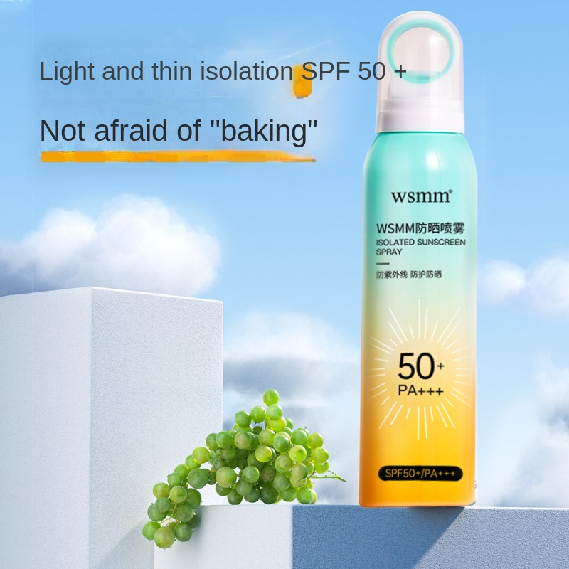 360° SPF50+ Face Sunscreen Lotion Spray 150ml UV Protection Sunblock Cream Water Resistant Hydrating Face &amp; Body Summer Sunscreen