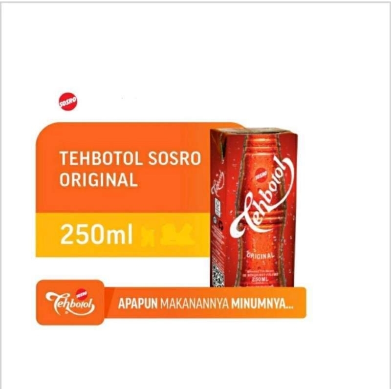 

Teh Botol Sosro Kotak 250ml 1 Dus (isi 24pcs)