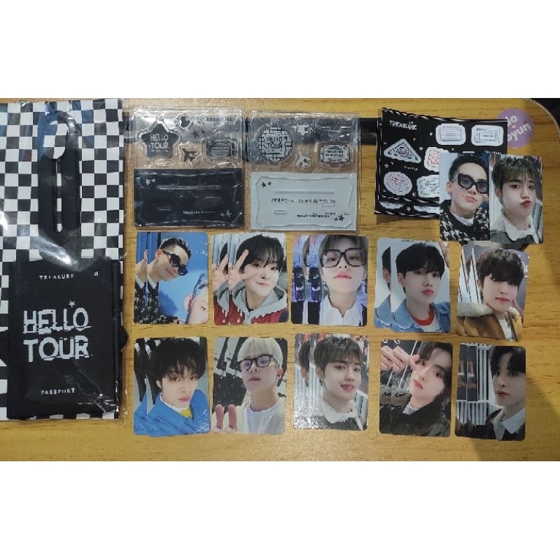 READY STOCK PC ACRYLIC TRAVEL KIT TREASURE HYUNSUK JIHOON YOSHI JUNKYU JAEHYUK ASAHI DOYOUNG HARUTO 