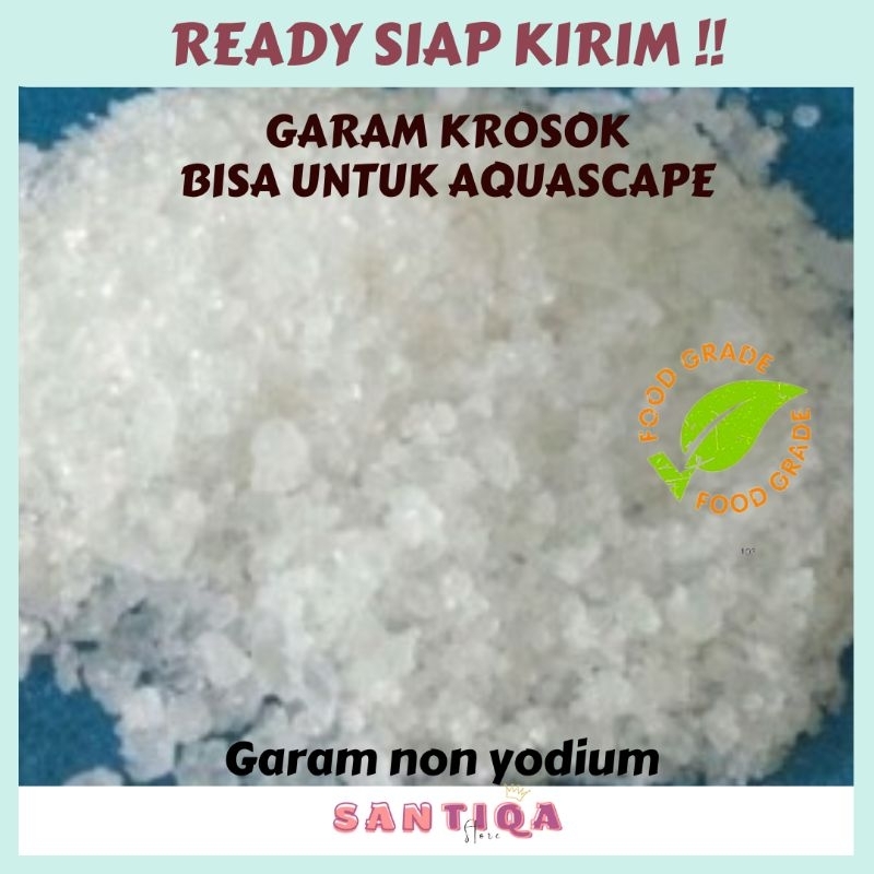 

Garam Kasar/ Uyah Grosok 1Kg / Garam Non yodium