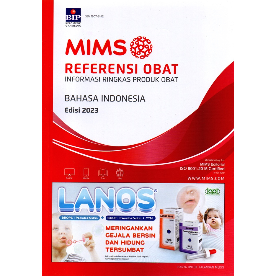 Gramedia Surabaya - MIMS EDISI BAHASA INDONESIA  VOL.24 TAHUN 2023