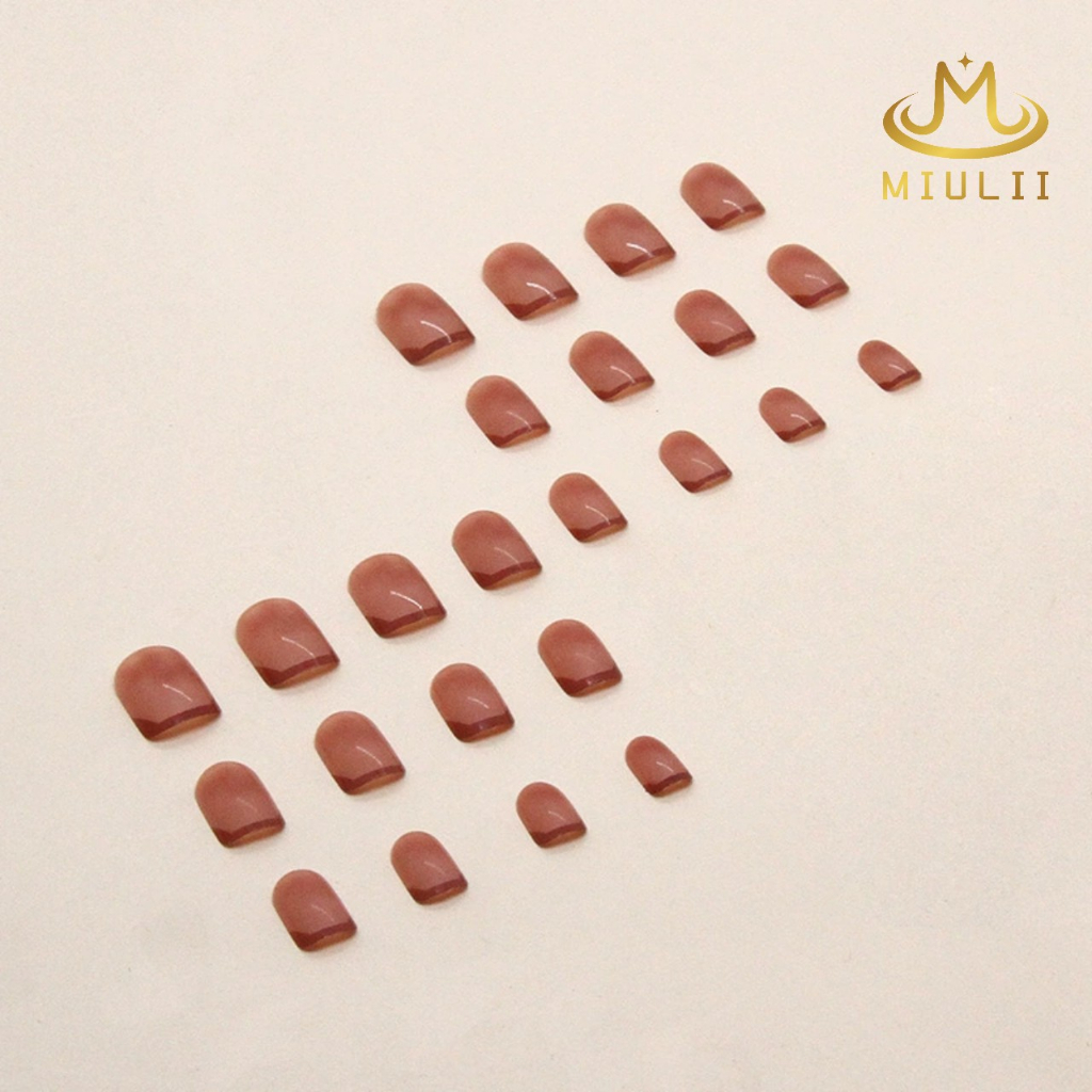 MIULII / KUKU PALSU A0735  / 24PCS / 3D / NAIL ART / PREMIUM / CUTE / FREE LEM JELLY / KUTEK