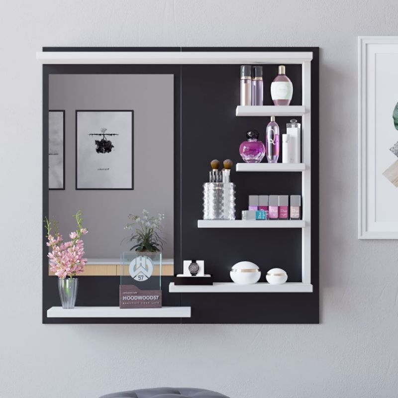 Rak Rias Minimalis Rak Dekorasi Dinding Rak Make up Minimalis