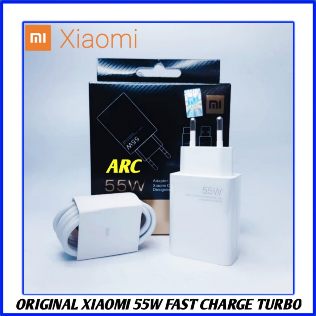 Charger Xiaomi Redmi 55W Real Original 100%