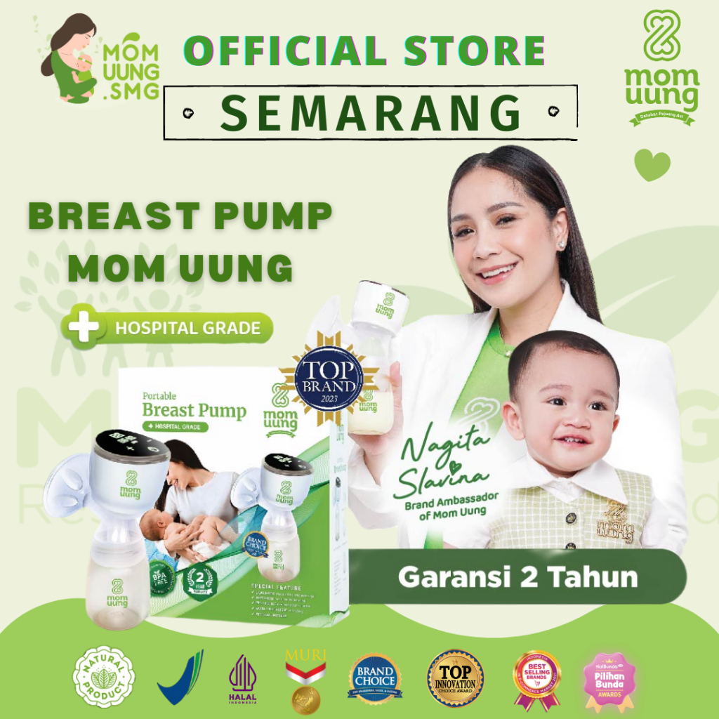 MOM UUNG MOMUUNG POMPA ASI | MOMUUNG BREAST PUMP ELEKTRIK MOM UUNG - Super Silent Digital LED Smooth