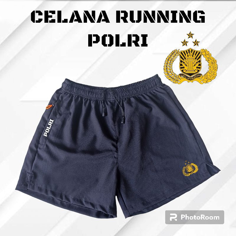 Celana olahraga pria polri / celana pendek polri / celana running polri / celana olahraga polri