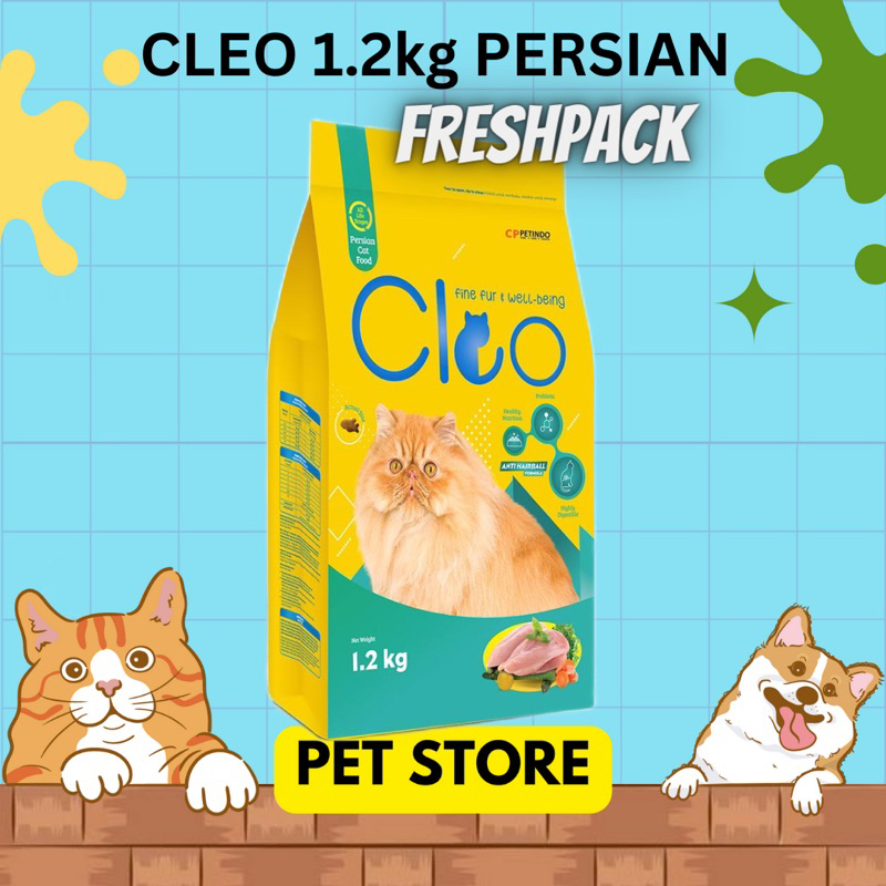 CLEO 1.2 KG PERSIAN freshpack makanan kucing semua jenis adult kitten