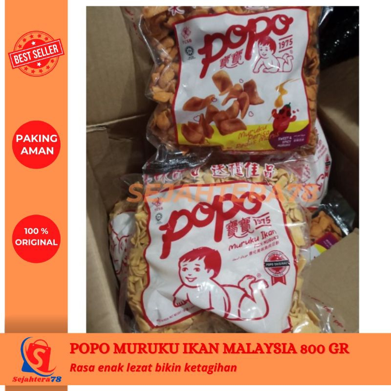 

Maruku Asli Malaysia 800 gr - Kerupuk Ikan Maruku - Popo Maruku - Popo Muruku - Maruku Ikan - Snack Muruku