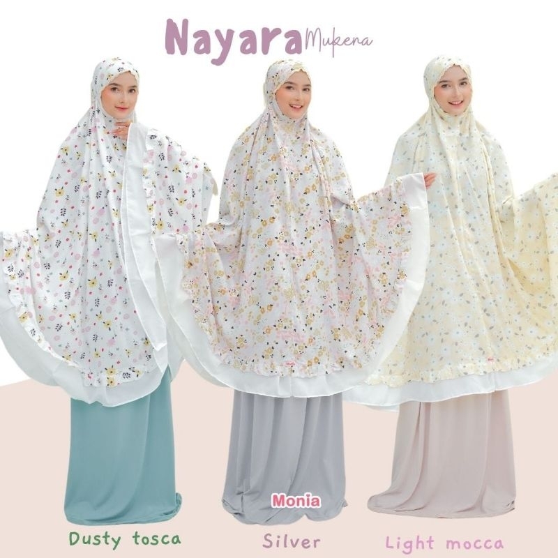 Mukena Nayara by Monia Hijab Kids | Mukena Dewasa Terlaris | Mukena anak terbaru