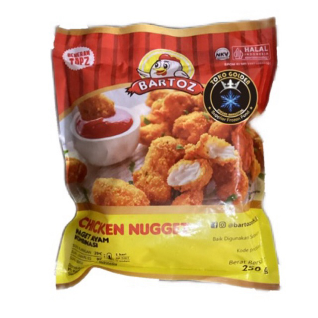 

Bartoz chicken nugget 250gr / naget ayam