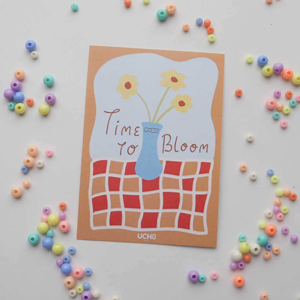 

Art Print A7 / A6 Time to Bloom UCHU