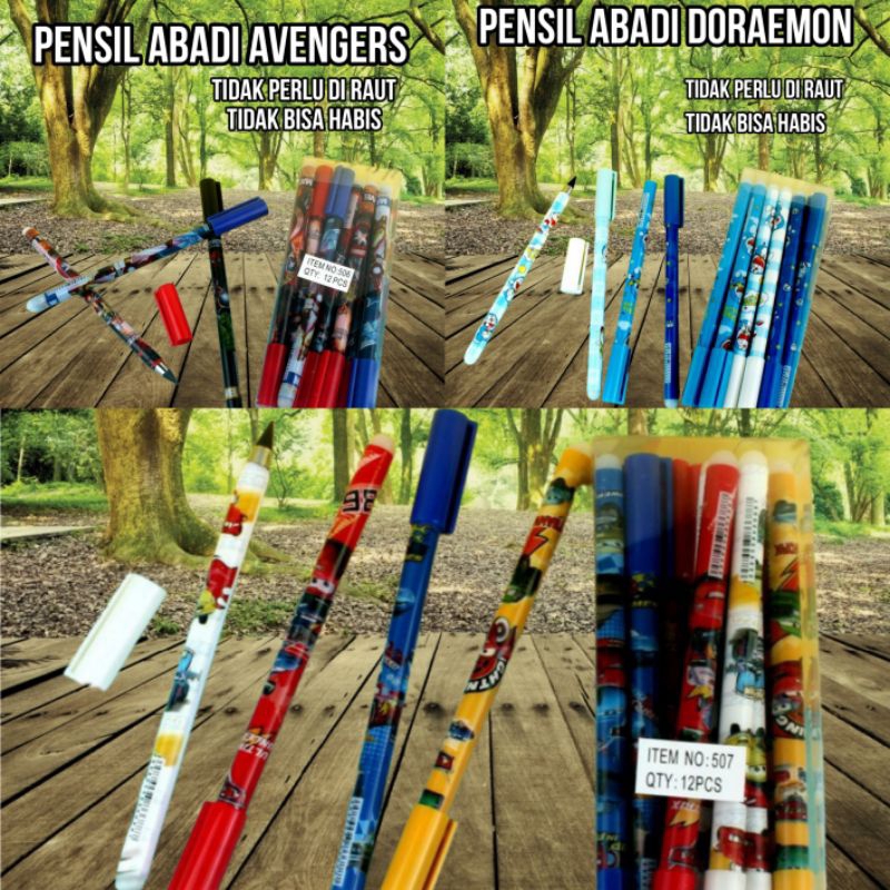 

Pensil Abadi Eternal Fancy Karakter / 1pcs Pensil Tidak Bisa Habis Eternal