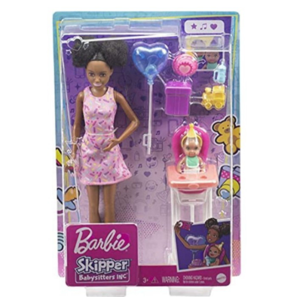 

Promo Boneka Barbie Black Hair Skipper Babysitter Party Time Playset Limited