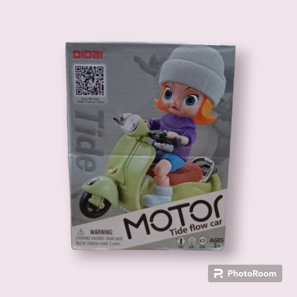 motorcycle cewek bo/mainan anak/sepeda jungkit