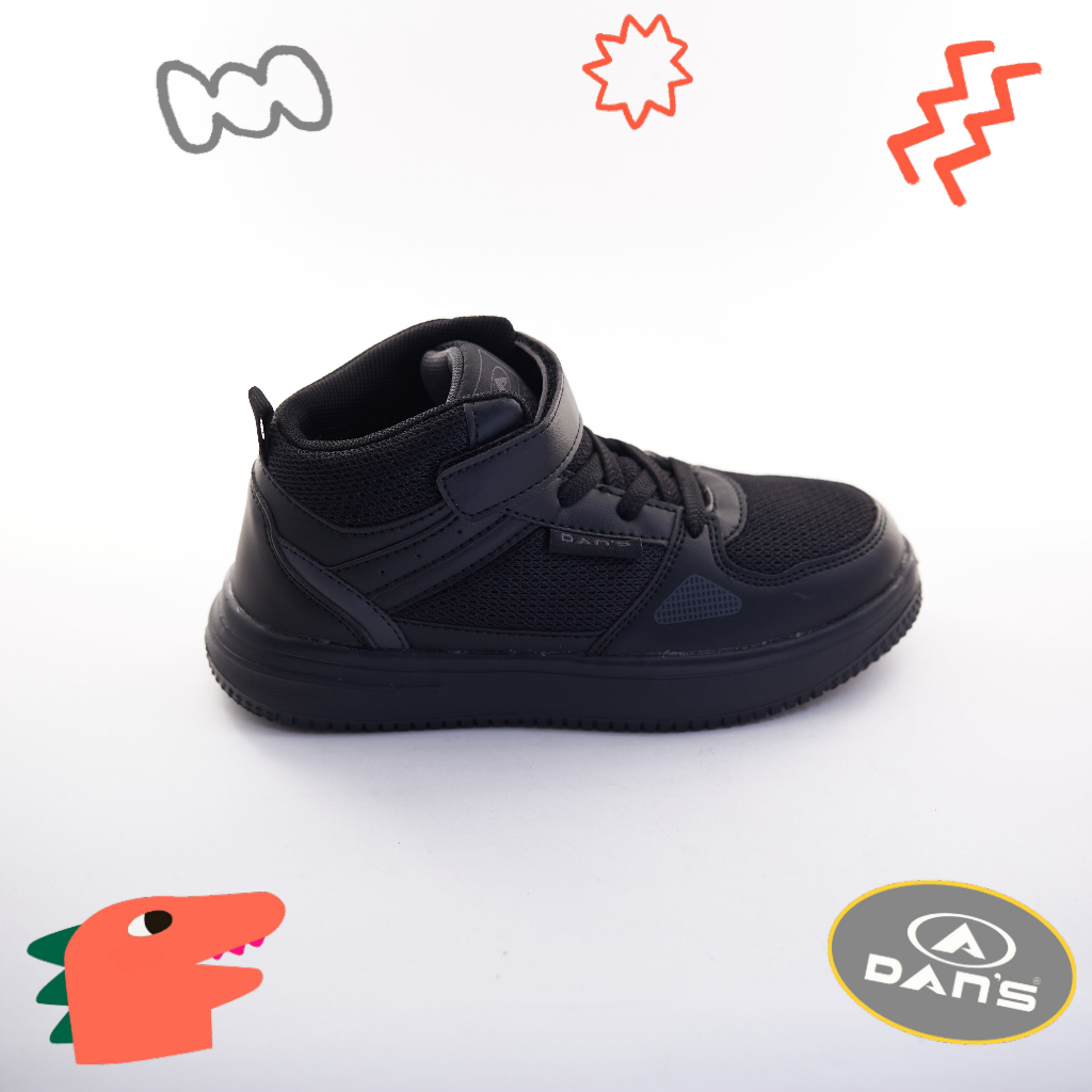 Dans Jodan Sepatu Sneakers Anak Laki-Laki - All Black