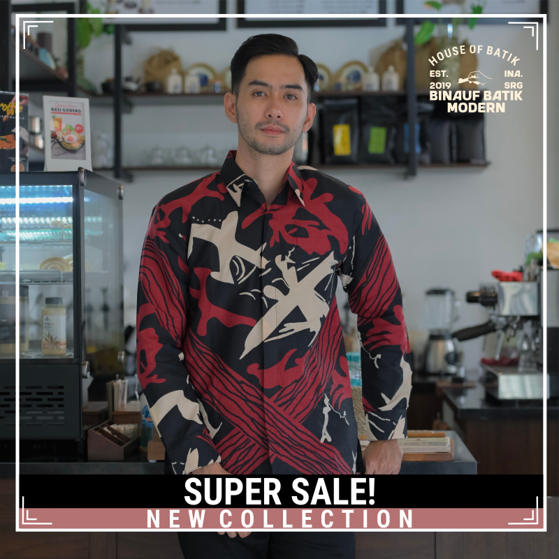 Batik Cowok Lengan Panjang Putra Bengawan Baju Batik Bapak Lengan Panjang Motif