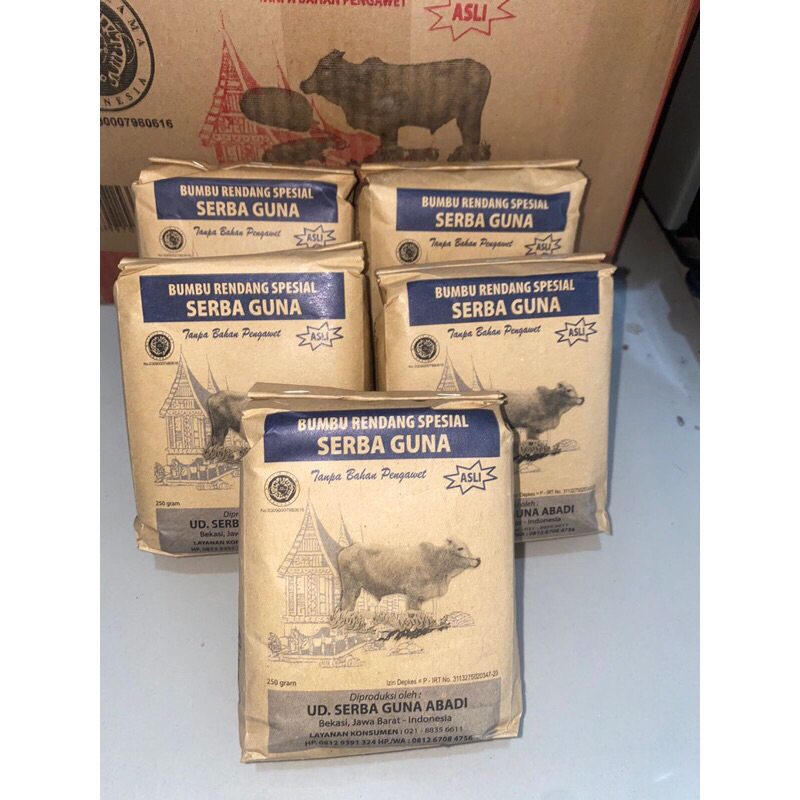 

bumbu rendang rempah asli minang