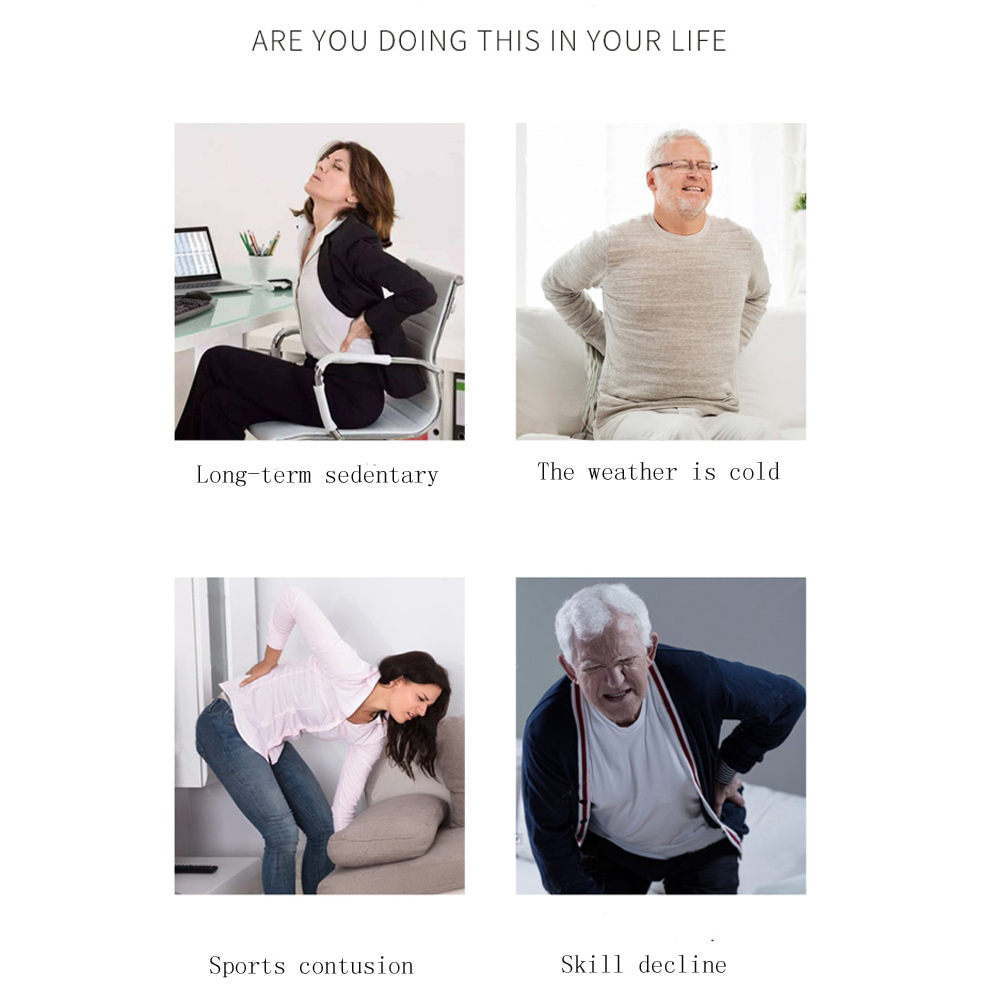 [COD] KKHealthy Alat Terapi Punggung Lumbar Spinal Support Waist Relax - D869 - Black/Blue