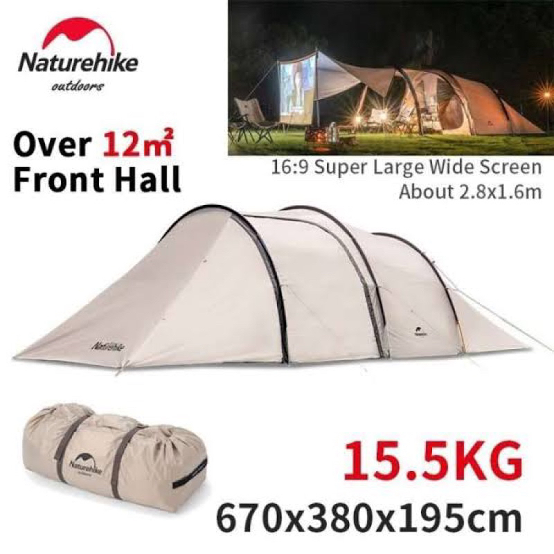 Tenda Camping Naturehike NH20ZP015 size M Glamping Tent