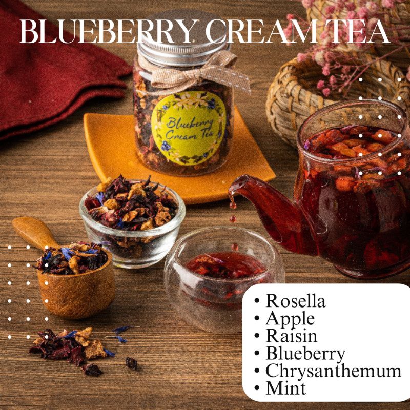 

CHRYSTEA || Blueberry Cream Tea 50gr