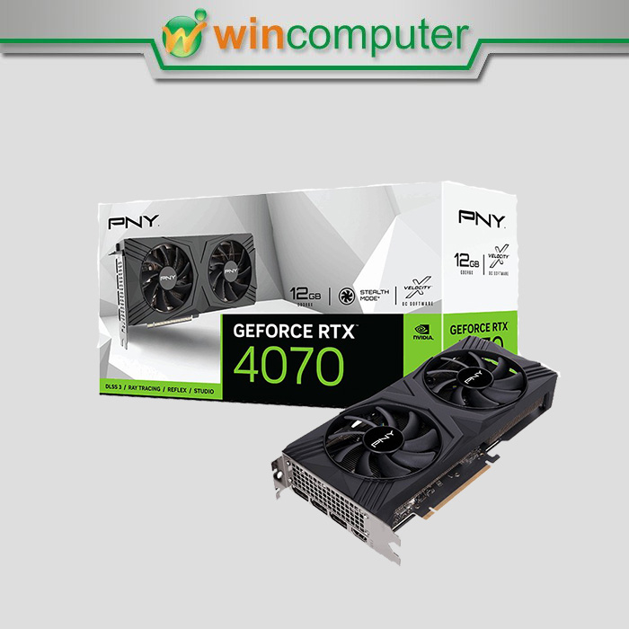 VGA Card PNY Geforce RTX 4070 Verto 12GB GDDR6 Dual Fan