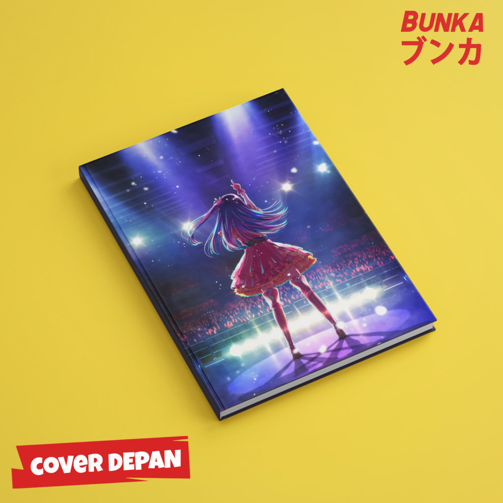 

Note Book Anime Oshi no Ko Ai Hoshino Stage Hardcover A5 Buku Tulis Catatan Notes Agenda Planner Jurnal vintage buku catatan story book kado anniversary valentine cowok cewek murah