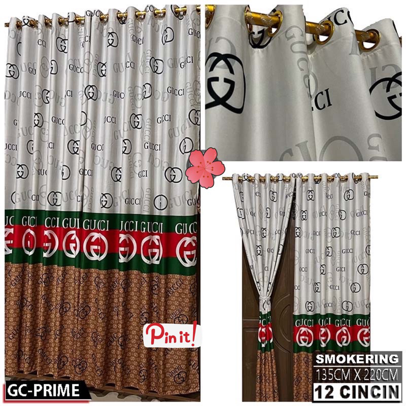 [ PINTU DAN JENDELA ] GORDEN SMOKRING MOTIF BRAND G PRIME