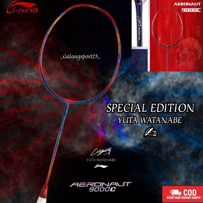 Raket Badminton Lining Aeronaut 9000C Special Edition Yuta Watanabe