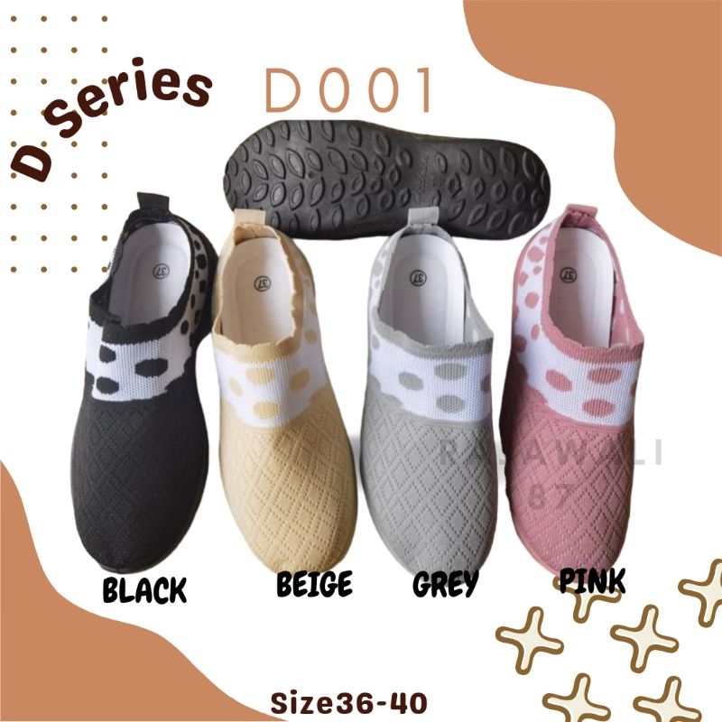 WM-D001 SEPATU SNEAKER FASHION CASUAL OLAHRAGA TERBARU STYLE KOMBINASI POLOS PRIA WANITA UNISEX BAHAN RAJUT SLIP ON BEST QUALITY REAL PICTURE