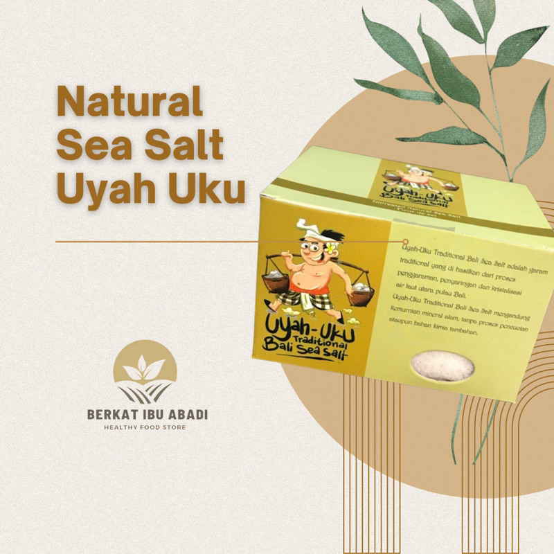 

Sea Salt Uyah Uku Bali 500gr / Garam Laut Bali Uyah Uku 500gr